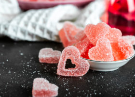 Žele bomboni u obliku srca